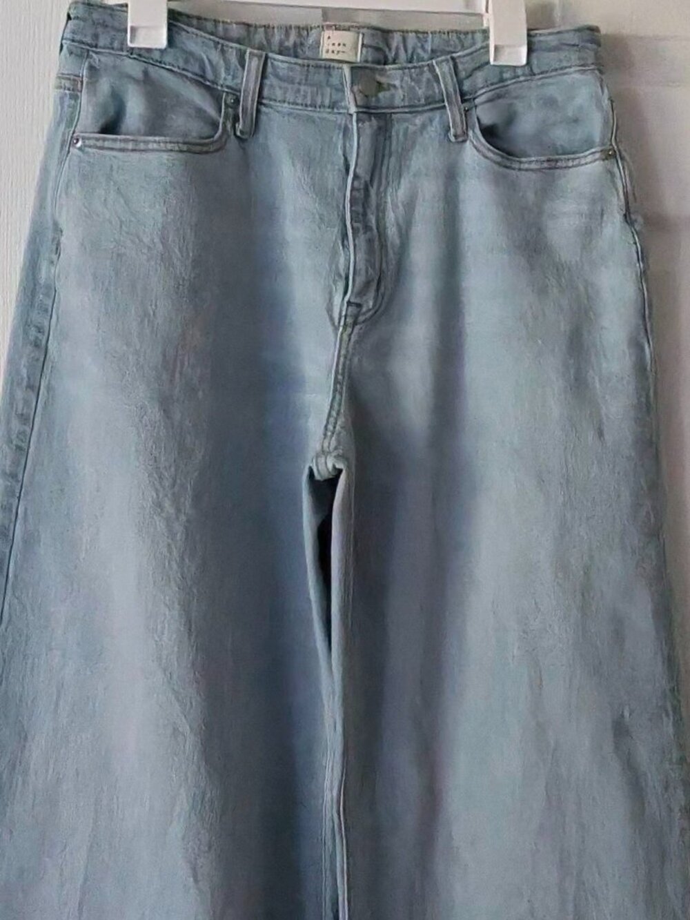 New Day Extra Wide Leg Light colored Jeans size 12